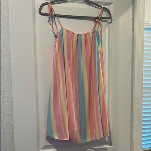 Colorful Striped Sundress